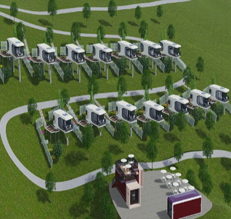 The mysterious space capsule homestay is waiting for you to explore and fulfill your future appointm