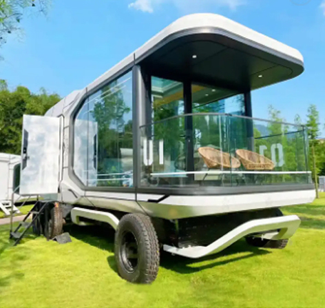 What are the raw materials of space capsule house?